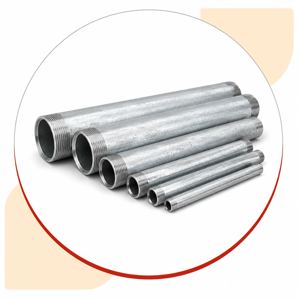 GI pipes