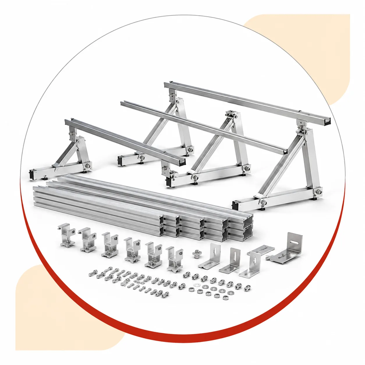 Solar Rooftop Mounting Structures